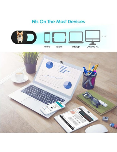 Cubierta de Cámara para Laptop Monattrod - Protector de Privacidad (6 pcs)