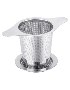 Infusor de Té Nkove Acero Inoxidable 13 cm con Tapa