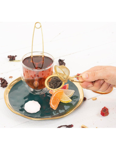 Colador de Té LEVLOVS Snap Ball Acero Inoxidable Paquete de 3