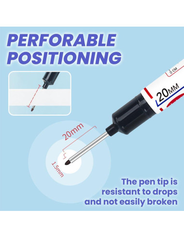 Marcadores Permanentes Jitaty de Punta Fina Colorido 5PC