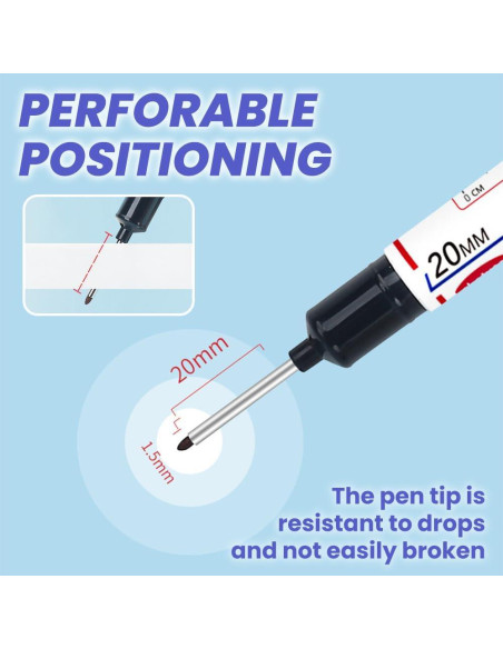 Marcadores Permanentes Jitaty de Punta Fina Colorido 5PC Marcadores Permanentes Jitaty de Punta Fina Colorido 5PC