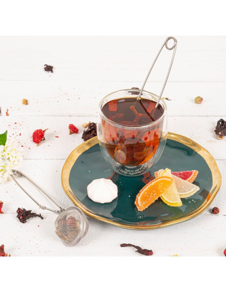 Colador de Té LEVLOVS Snap Ball Acero Inoxidable Paquete de 3