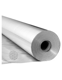 Rollo Aislamiento Reflectante Doble VEVOR 121.92x38.1m Aluminio