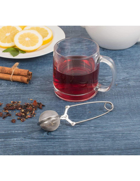 Colador de Té LEVLOVS Snap Ball Acero Inoxidable Paquete de 3