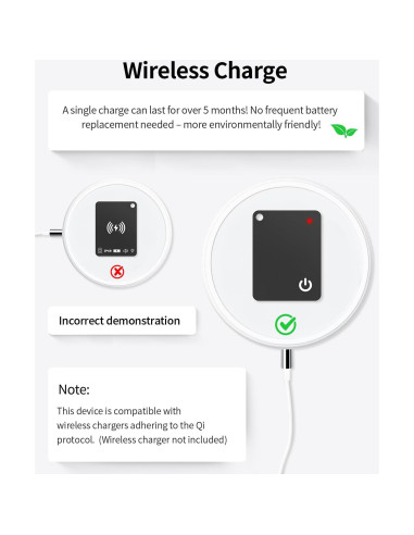 Localizador de Llaves FVJ con Apple Find My - Recargable Negro