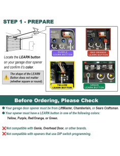 Teclado y 2 Controles Remotos de Garaje YuliSpy 877MAX/893MAX 2
