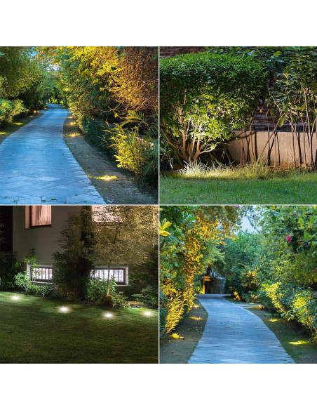 Luces Solares para Jardín Sunco LED 12 Piezas 5000K Impermeables