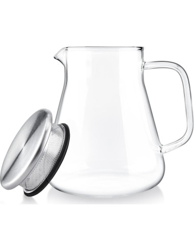 Hervidor de Té One-Touch Teabloom 800 ML Vidrio Borosilicato