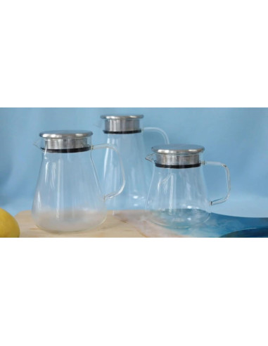 Hervidor de Té One-Touch Teabloom 800 ML Vidrio Borosilicato