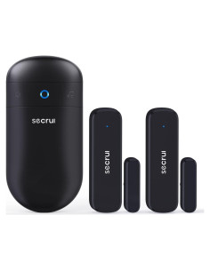 Timbre de puerta inalámbrico SECRUI con 2 sensores y 52 timbres