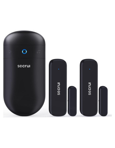 Timbre de puerta inalámbrico SECRUI con 2 sensores y 52 timbres