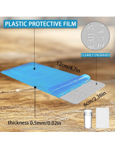 Plantillas de estampado de uñas Beinkmake 3 piezas con letras y flores 2