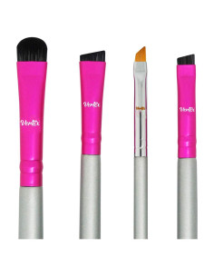 Kit de Cepillos para Cejas Vertex Beauty - Angulados y Spoolie