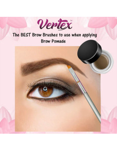 Kit de Cepillos para Cejas Vertex Beauty - Angulados y Spoolie 2