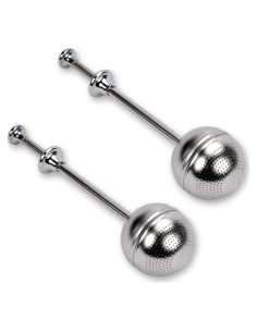 Infusor de Té Numola de Acero Inoxidable Largo x2 - 17 cm