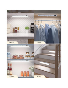 Luces de Gabinete WILLED 60 LED Recargables 2 Paquete 2