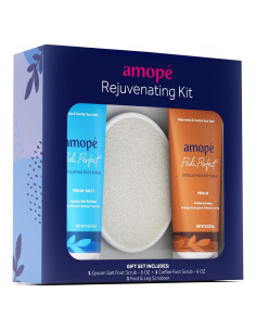 Kit Rejuvenecedor Amopé - Exfoliantes de Pies con Sal de Epsom y Café