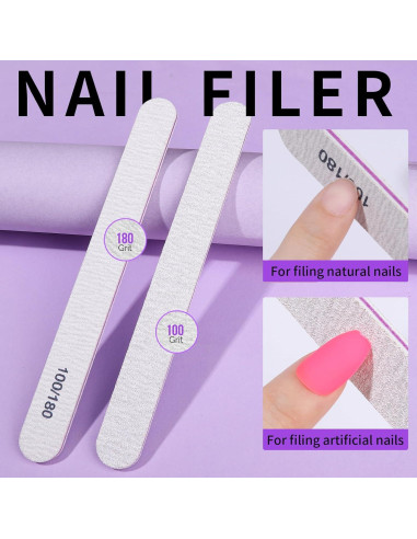 Kit de Manicura Teenitor 5 en 1 - Recortador y Empujador de Cutículas