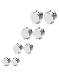 Pendientes Magnéticos OIDEA Hipoalergénicos 4 Pares 6-12mm