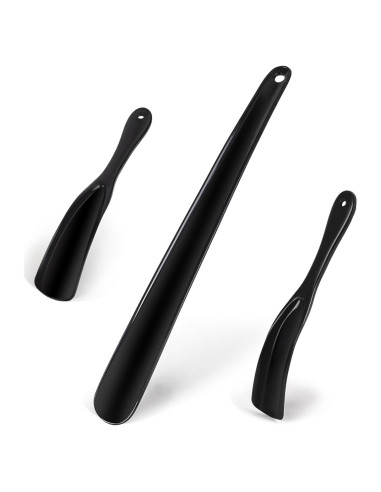 Cuchara para zapatos DeFageH - 3 piezas, mango largo 40.6 cm