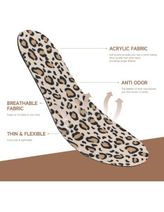 Paquete de 6 pares de plantillas anti olor LMHCISO para mujeres 2