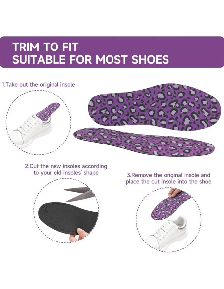 Paquete de 6 pares de plantillas anti olor LMHCISO para mujeres Paquete de 6 pares de plantillas anti olor LMHCISO para mujeres