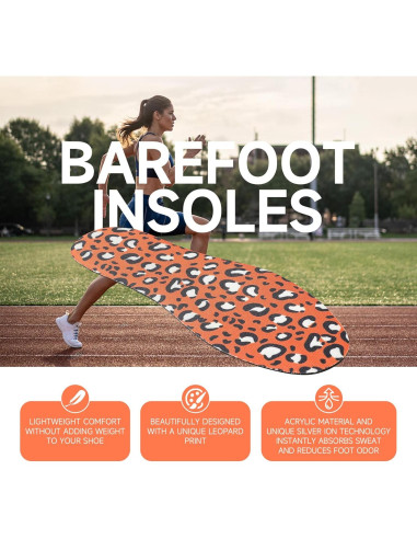 Paquete de 6 pares de plantillas anti olor LMHCISO para mujeres