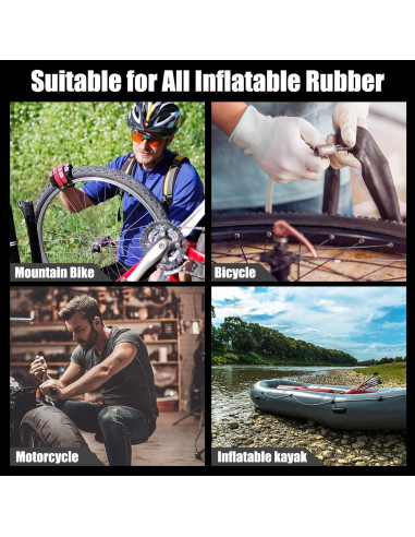 Kit de reparación de neumáticos de bicicleta Dexnoca 30PCS