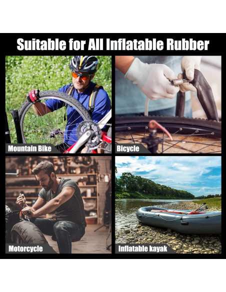 Kit de reparación de neumáticos de bicicleta Dexnoca 30PCS