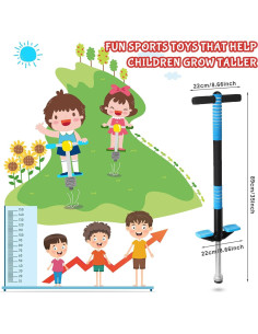 Pogo Stick Leitee 3 Piezas para Niños 6 Años 18-36 kg 2