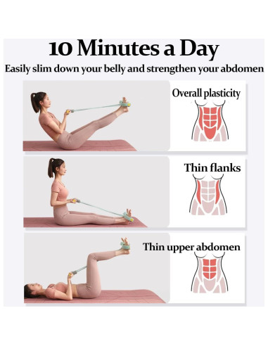 21 Bandas de Resistencia Genérico - 6 Tubos para Fitness