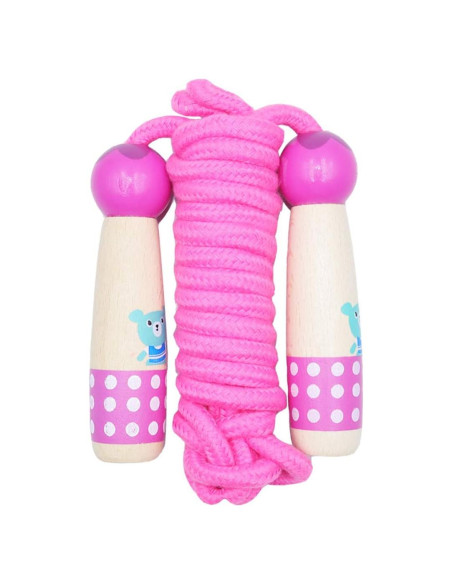 Cuerda de Saltar Ajustable TITAKING para Niños Rosa 2.9m Cuerda de Saltar Ajustable TITAKING para Niños Rosa 2.9m
