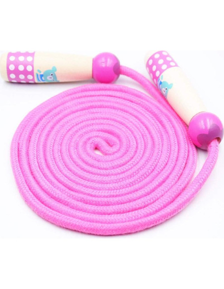 Cuerda de Saltar Ajustable TITAKING para Niños Rosa 2.9m Cuerda de Saltar Ajustable TITAKING para Niños Rosa 2.9m
