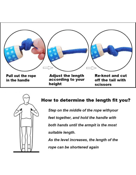 Cuerda de Saltar Ajustable TITAKING para Niños Rosa 2.9m Cuerda de Saltar Ajustable TITAKING para Niños Rosa 2.9m