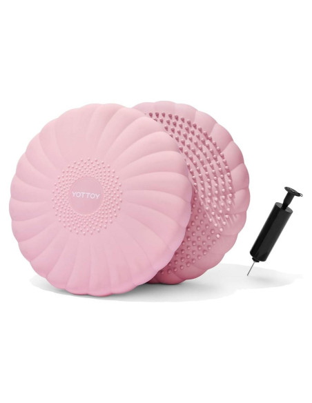 Cojín Inestable YOTTOY Rosa para Equilibrio y Postura