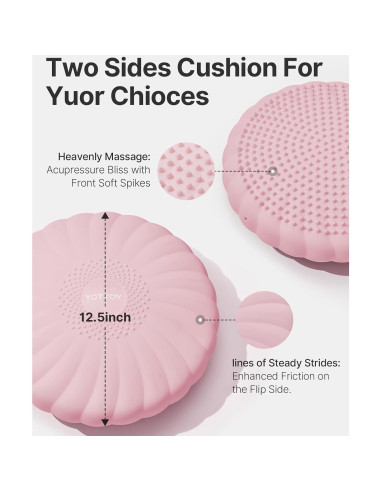Cojín Inestable YOTTOY Rosa para Equilibrio y Postura