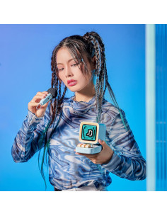 Altavoz Bluetooth Divoom Ditoo-Mic con Micrófono Karaoke RGB 2