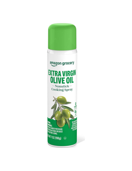 Aceite de Oliva Extra Virgen Spray Antiadherente Amazon Grocery 198g