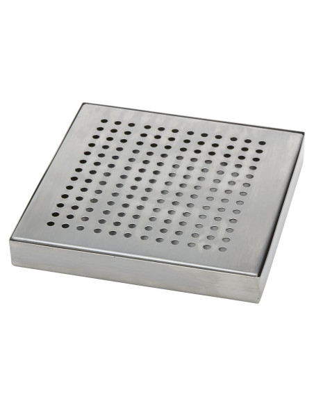 Bandeja de Goteo Cuadrada Acero Inoxidable American Metalcraft DT4 15.24 cm