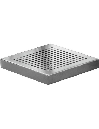 Bandeja de Goteo Cuadrada Acero Inoxidable American Metalcraft DT4 15.24 cm