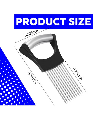 Cortador de Cebolla y Verduras Reallnaive Acero Inoxidable 2 Pcs