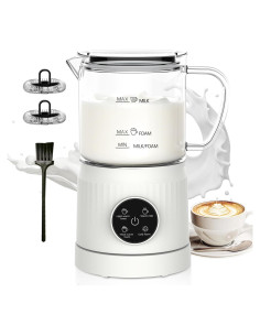 Espumador de Leche Eléctrico Casimhu 400ml Blanco 4-en-1