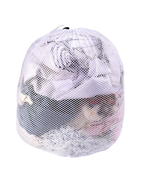 Bolsa de Lavandería de Malla BOXOB 50x60 cm Blanca Reutilizable