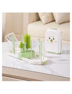 Juego de limpieza de biberones 6 en 1 Onluckdeer Verde