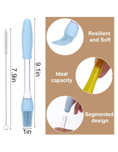 Brochas de Silicona Palksky 4PCS para Basting - Antiadherentes y Resistentes al Calor 2