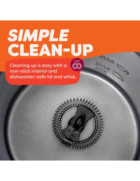 Espumador de Leche Instant Pot 500W 10oz Negro 4-en-1