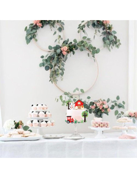 Juego de Toppers de Pastel de Granja Rsstarxi - Decoración Infantil