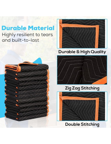 Manteles de Mudanza Acolchados Simpli-Magic 79523 182x203 cm Paquete 12