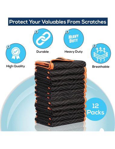 Manteles de Mudanza Acolchados Simpli-Magic 79523 182x203 cm Paquete 12