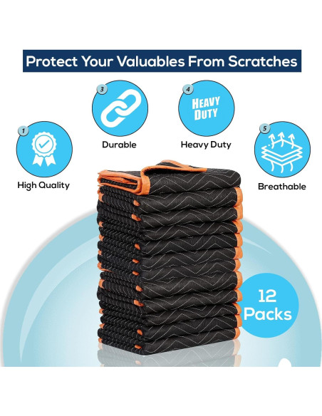 Manteles de Mudanza Acolchados Simpli-Magic 79523 182x203 cm Paquete 12